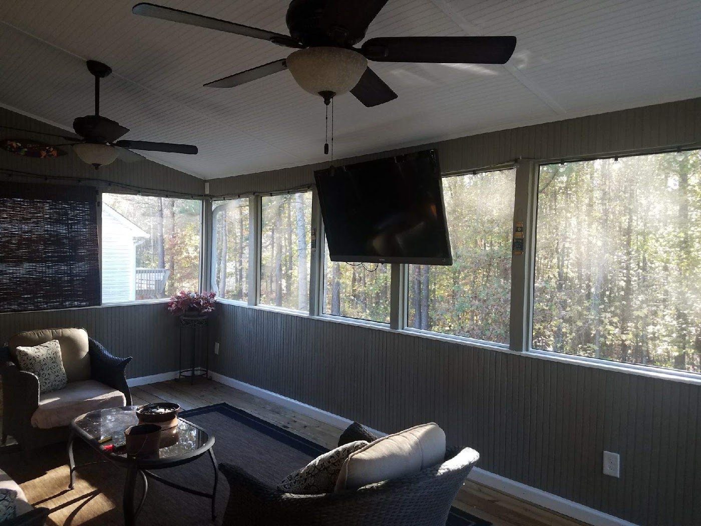 Sunroom ceiling fans